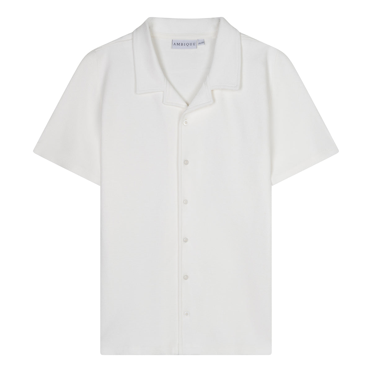 AMBIQUE MEN MEN Maddox Shirt SS 103 Ecru
