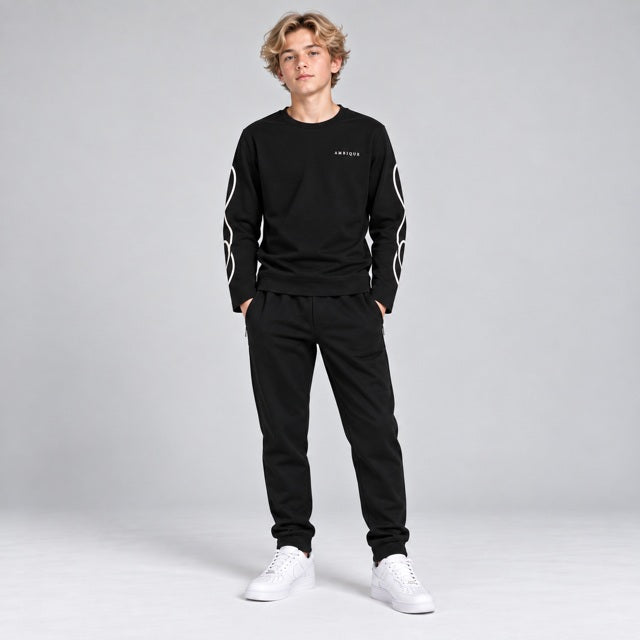 AMBIQUE KIDS Lucas Tshirt LS 101 Black