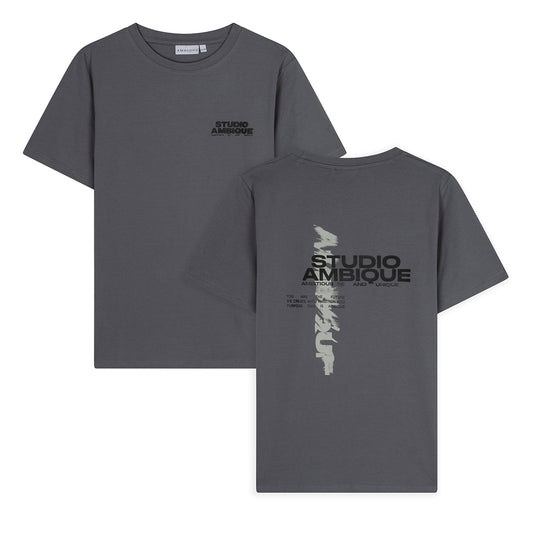 AMBIQUE MEN MEN Ace T-Shirt 111 Stone Grey