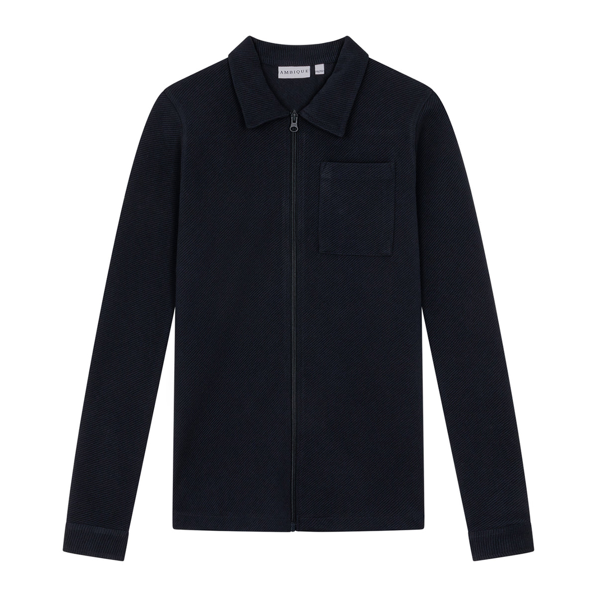 AMBIQUE MEN MEN Owen Overshirt with zip closure 107 Navy