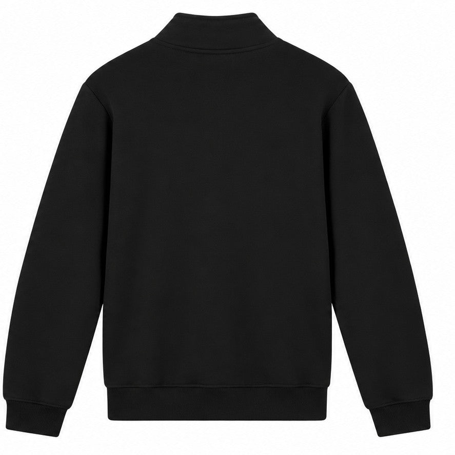 AMBIQUE MEN MEN Quinten Quarter Zip 101 Black