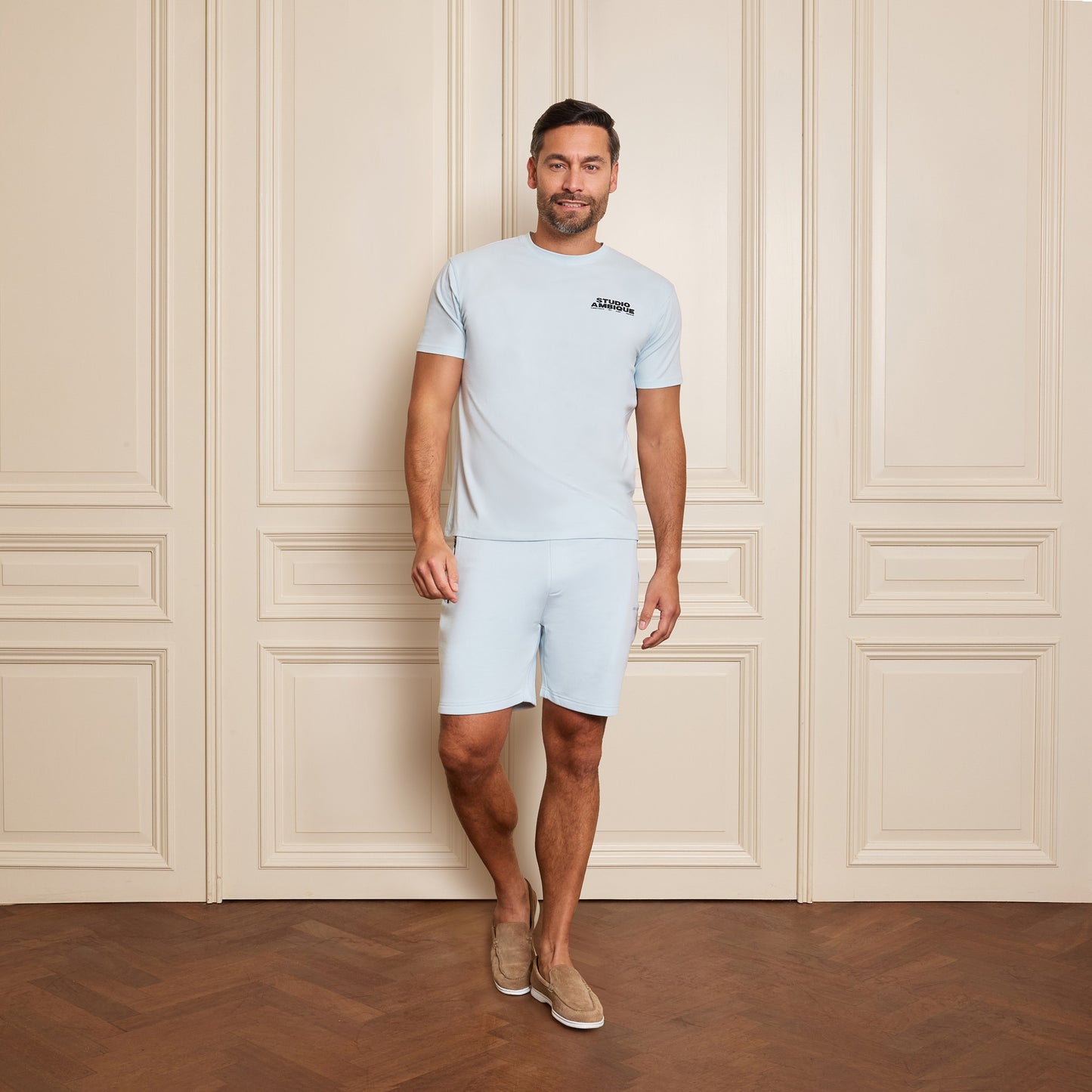 AMBIQUE MEN MEN Scott Shorts 134 Ice blue