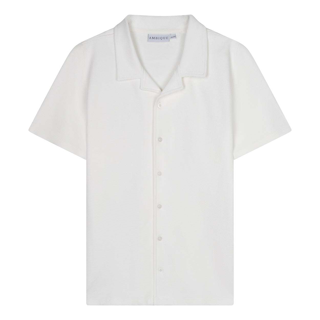 AMBIQUE MEN MEN Maddox Shirt SS 103 Ecru