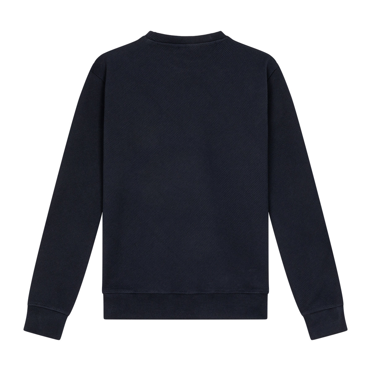 AMBIQUE MEN Oxford Crew Neck 107 Navy
