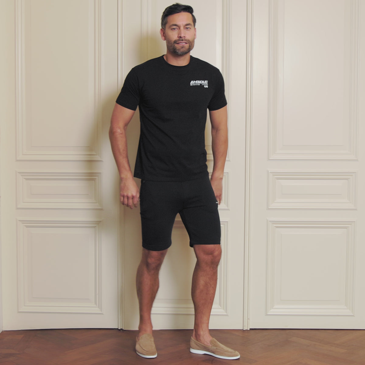 AMBIQUE MEN Tommy T-Shirt 101 Black