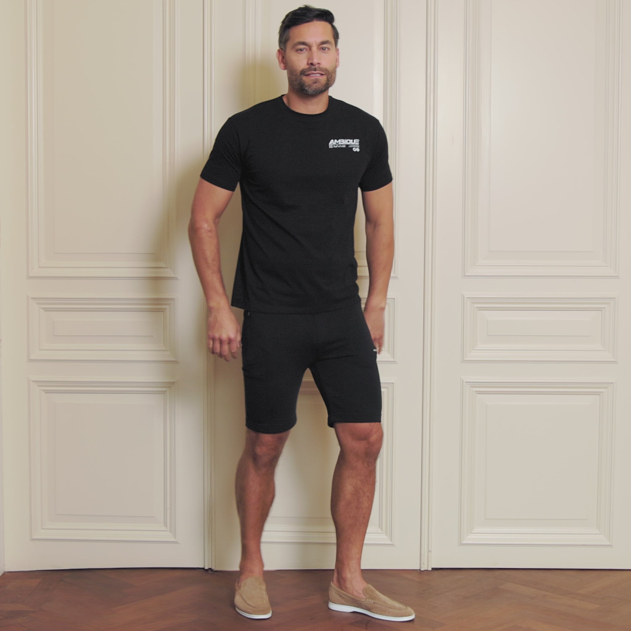 AMBIQUE MEN Tommy T-Shirt 101 Black